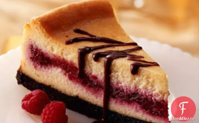 Cheesecake De Zmeură Cu Crustă De Ciocolată