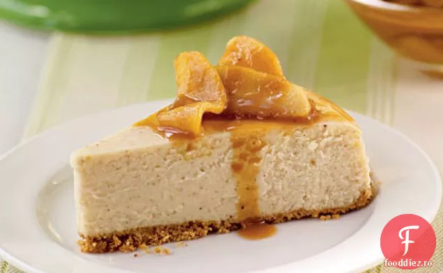 Cheesecake Cu Caramel Și Mere