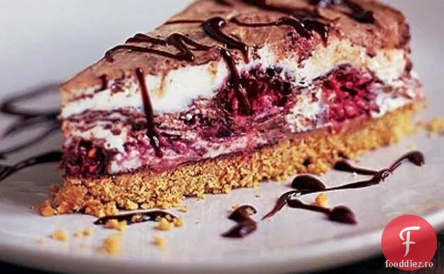 Cheesecake Cu Zmeură Și Ciocolată Cu Lapte