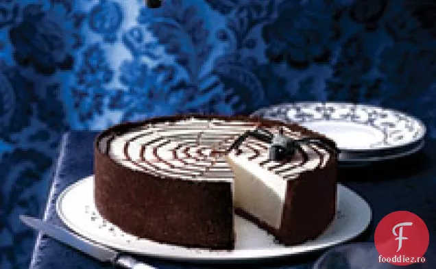 Cheesecake din pânză de păianjen fără coacere