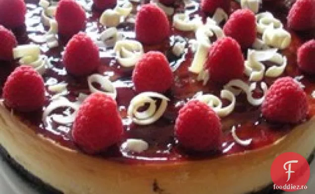Cheesecake Cu Zmeură De Ciocolată Albă
