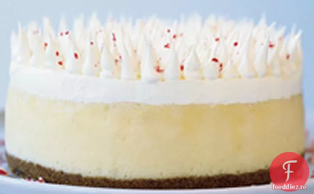 Cheesecake Cu Trestie De Ciocolată Albă-Bomboane