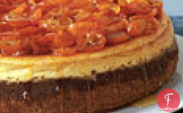 Cheesecake portocaliu cu Kumquats confiate