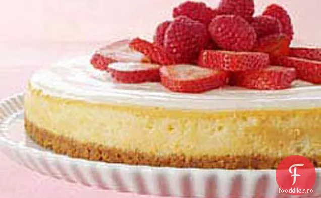 Cheesecake Cu Fructe De Pădure Înflorite