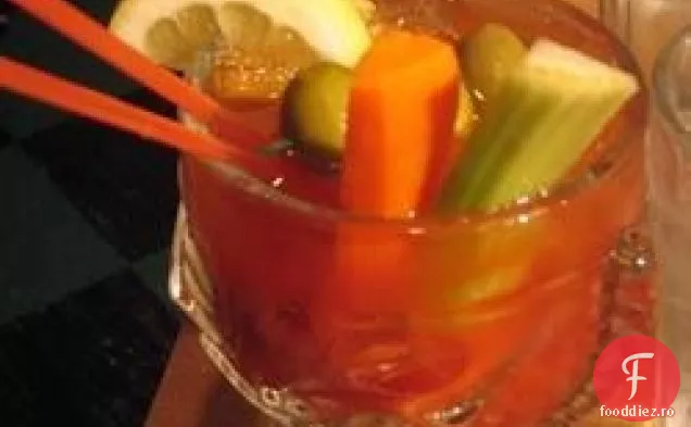 Snapper roșu picant (Bloody Mary cu Gin)