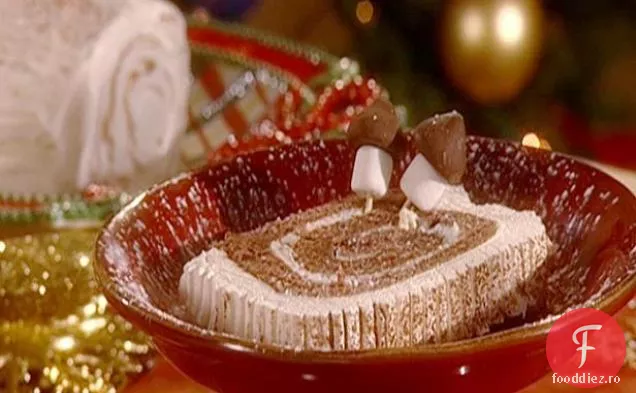 Ciocolata Yule Log