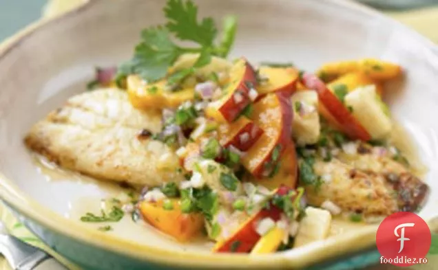 Snapper Roșu Marinat Cu Salsa De Fructe