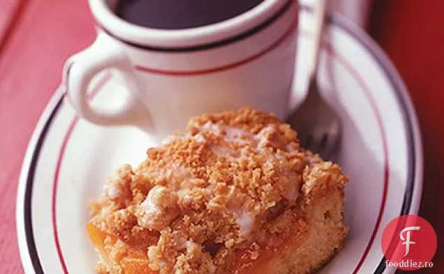 Tort De Cafea Peach Cobbler