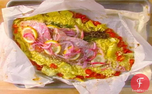 Red Snapper în Papillote