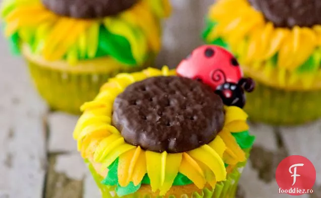 Cupcakes Cu Floarea Soarelui