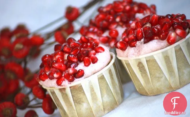 Cupcakes Cu Ceai Verde Cu Rodie