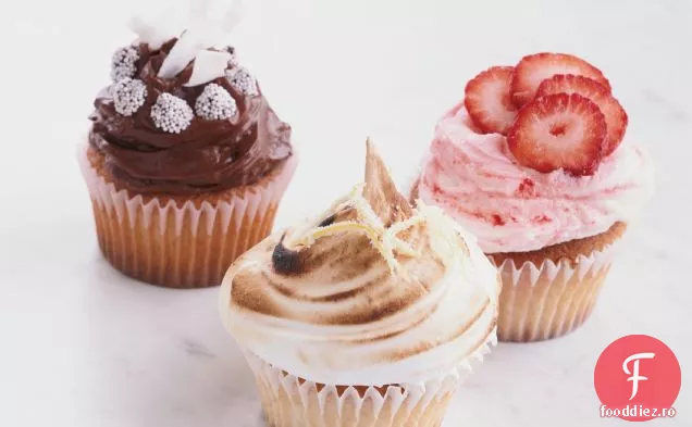 Cupcakes Shortcake Cu Căpșuni