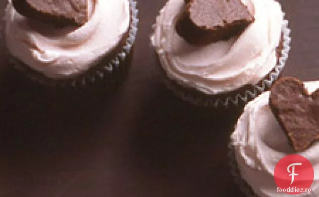 Cupcakes Cu Inimă Brownie