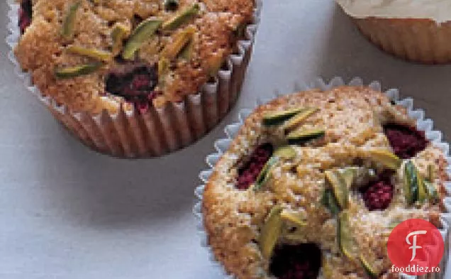 Cupcakes Cu Fistic Cu Zmeură