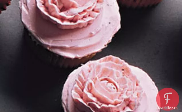 Piped - Rose Cupcakes
