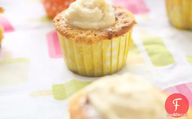 Cupcakes Cu Pâine De Porumb Cu Glazură De Miere