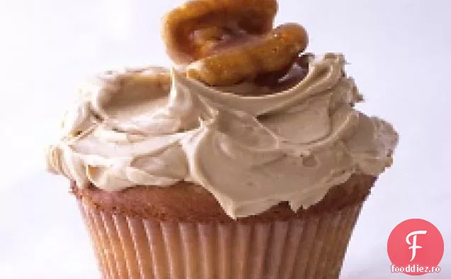 Cupcakes cu arțar-nuc