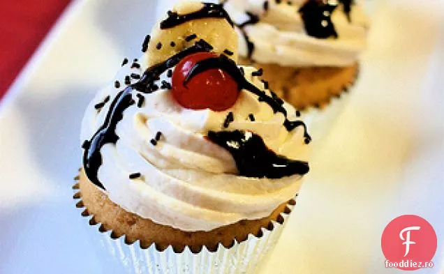 Cupcakes Simple Cu Banane