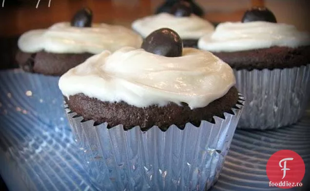 Cupcakes Centrate Pe Ciocolată Fudge Jr Mint