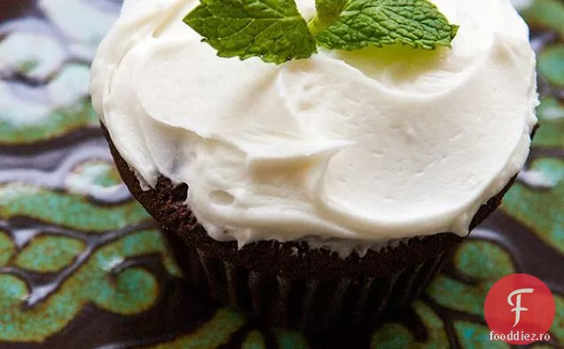 Cupcakes Cu Mentă De Ciocolată