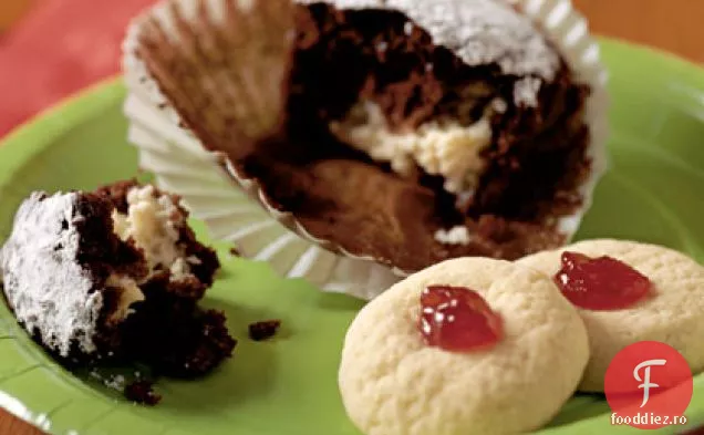 Cupcakes Cu Brânză Cremă De Ciocolată