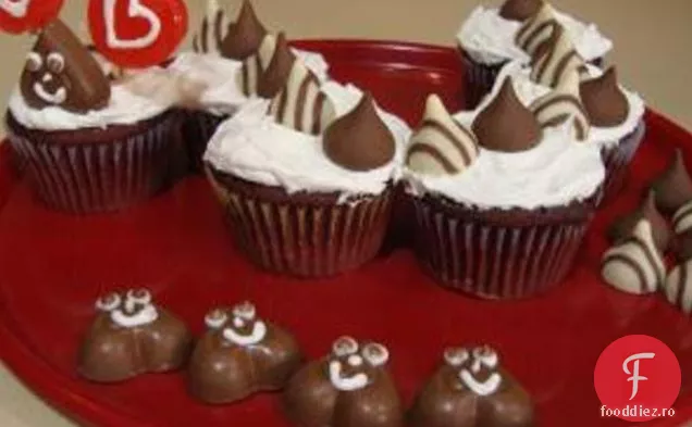 Dragoste Bug Cupcakes