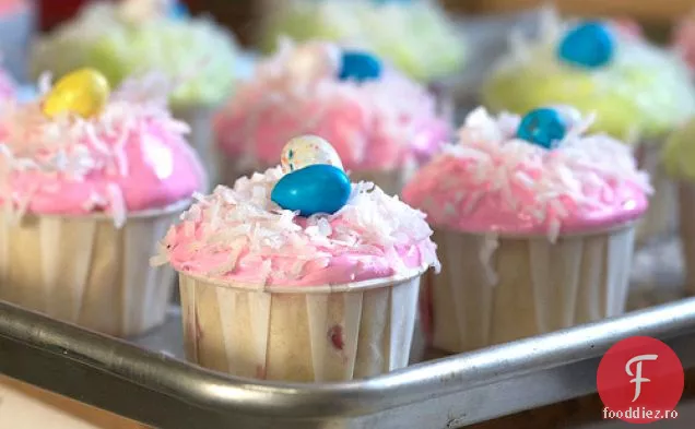 Cupcakes Cu Ricotta Cu Căpșuni