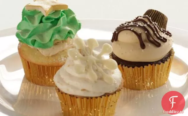 Cupcake Cu Amprentă De Căpșuni