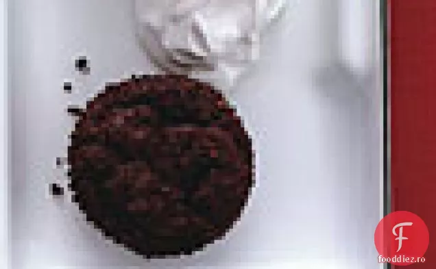 Cupcakes scufundate cu ciocolată-portocală