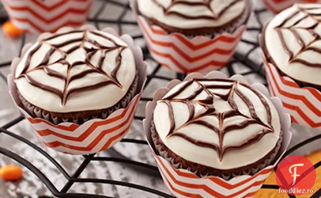 Cupcakes Din Pânză De Păianjen De Halloween