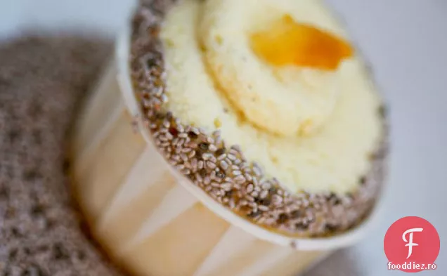 Cupcake Cu Ciocolată Albă Yuzu