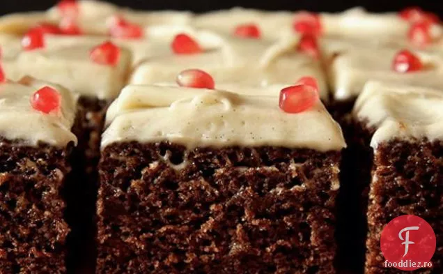 Turtă Dulce Portocalie Cu Glazură De Brânză Cremă