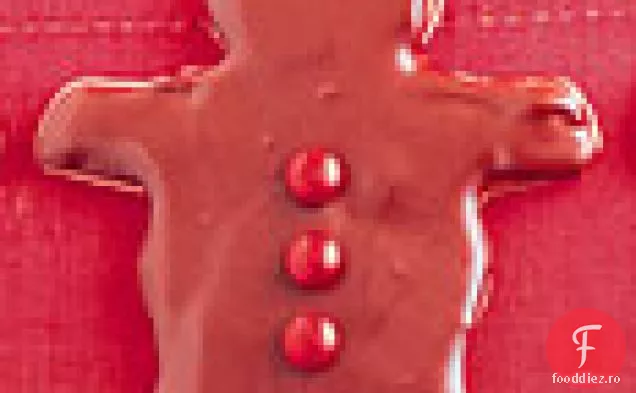 Copii De Turtă Dulce Acoperită Cu Ciocolată