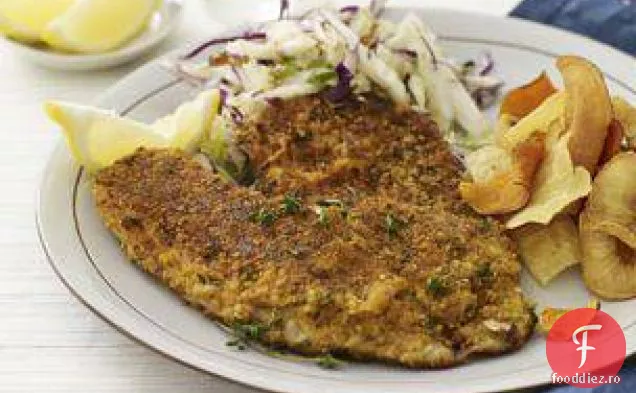 Crackers-și-parmezan-crusted file de pește
