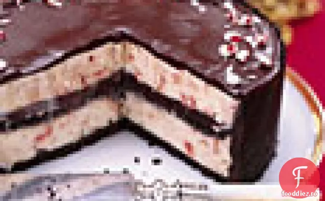 Tort De Înghețată Cu Ciocolată-Mentă