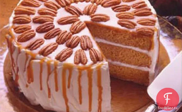 Tort Cu Strat De Pecan De Dovleac