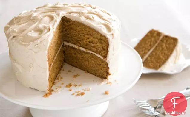 Tort Cu Strat De Mere Caramel