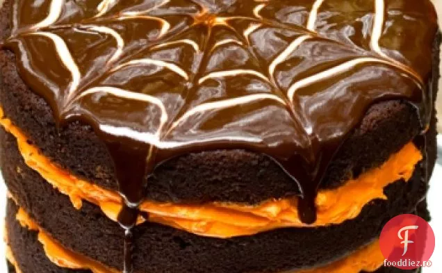 Tort Cu Strat De Halloween Bântuit