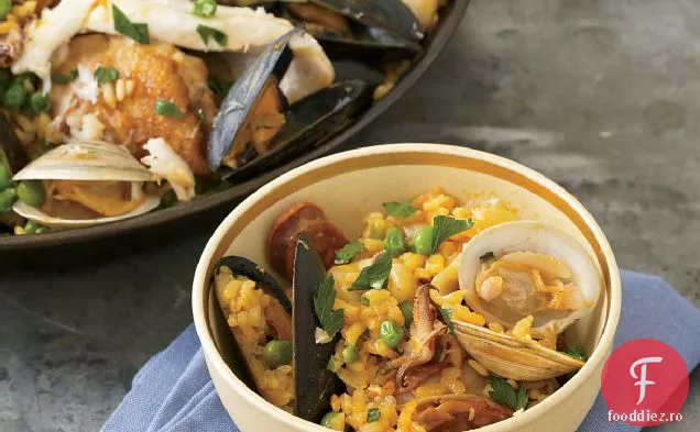 Paella Cu Fructe De Mare