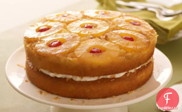 Tort Stratificat Cu Nucă De Cocos Cu Ananas