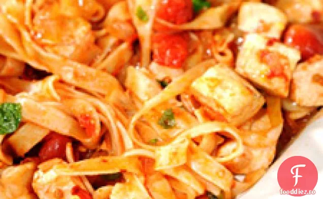 Fettuccine Cu Pește-Spadă
