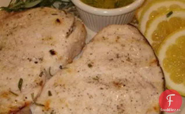 Pește-Spadă La Grătar Cu Rozmarin