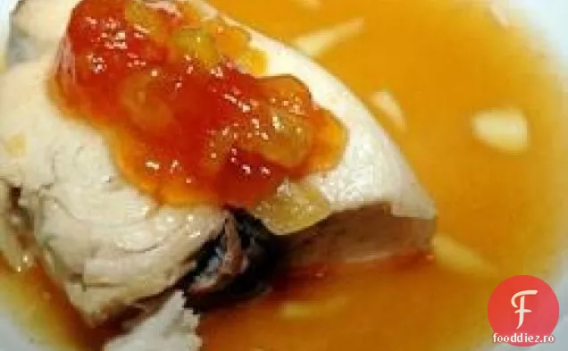 Pește-Spadă Mango-Ghimbir La Cuptor
