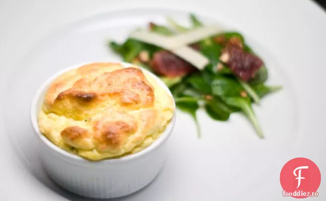 Cremă De Porumb Și Sufleu De Cheddar Ascuțit