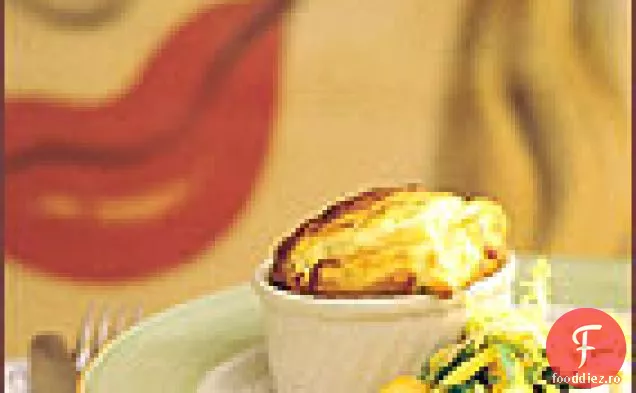 Sufleu de brânză de capră cu cimbru