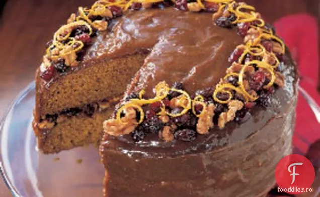 Tort de dovleac condimentat cu glazură de Caramel