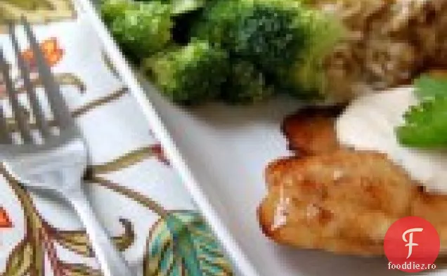 Tilapia glazurată cu miere-ghimbir