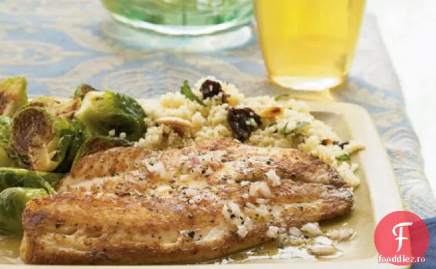 Tilapia Pan-arsă cu vinaigretă de citrice
