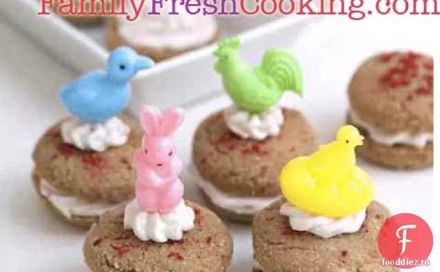 Plăcinte Whoopie Cu Brânză Cremă De Căpșuni – Fără Gluten