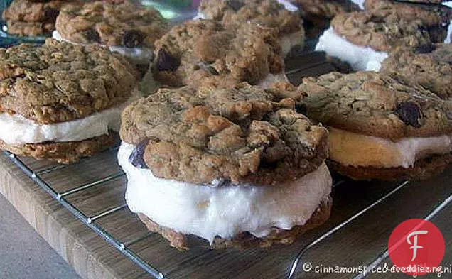 Fulgi De Ovăz Ciocolată Chip Whoopie Pies